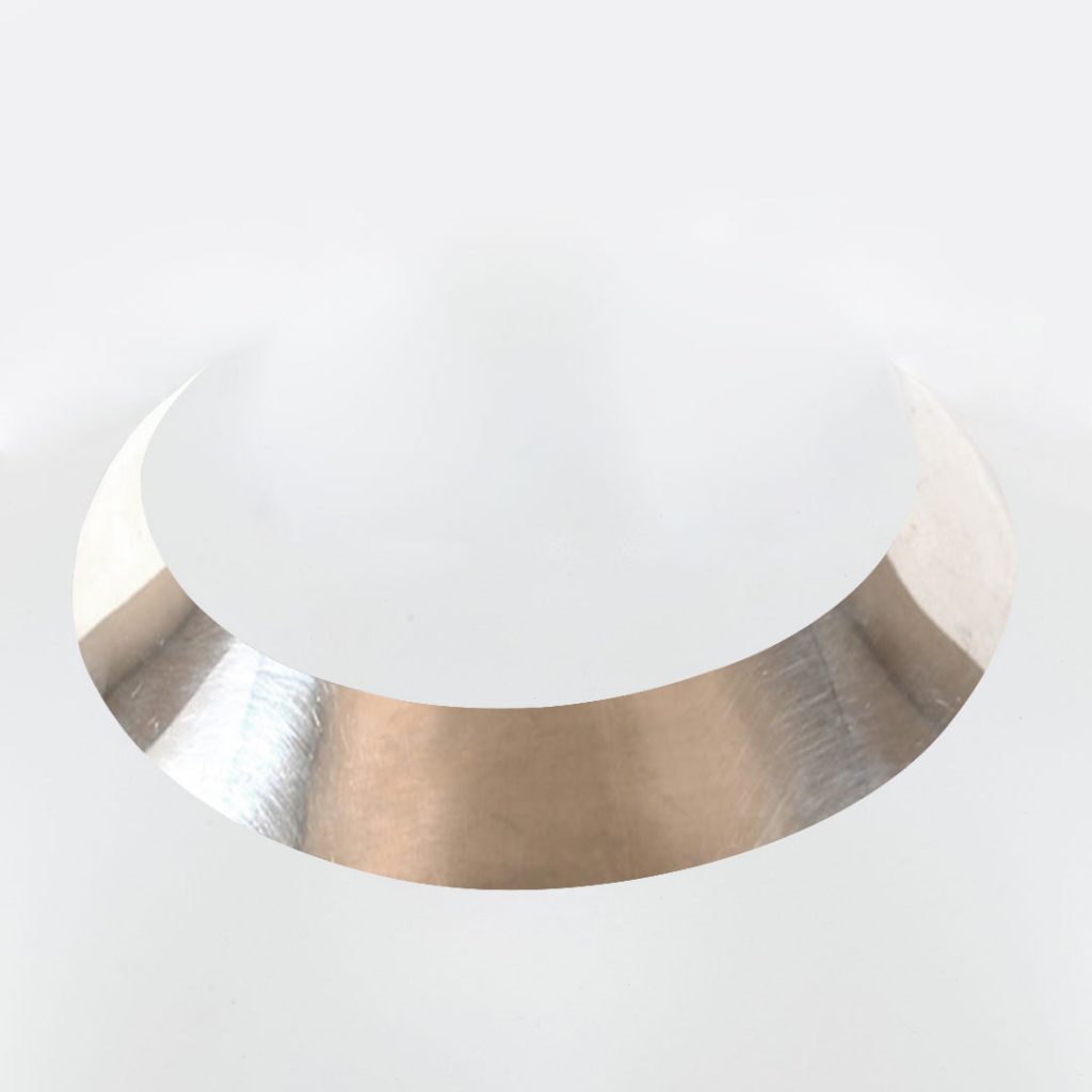 Bracelet Manchette Jonc En Argent Massif 925 - Style épis - Occasion