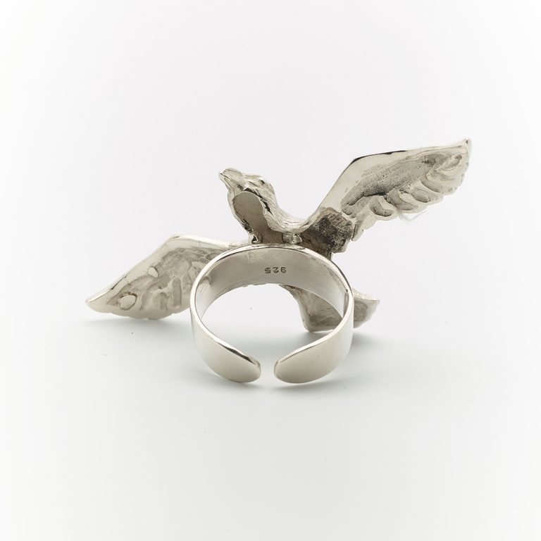 Bague Argent Massif 925 Avec Perle Naturelle - Taille 56, 5,5 Grammes - Occasion