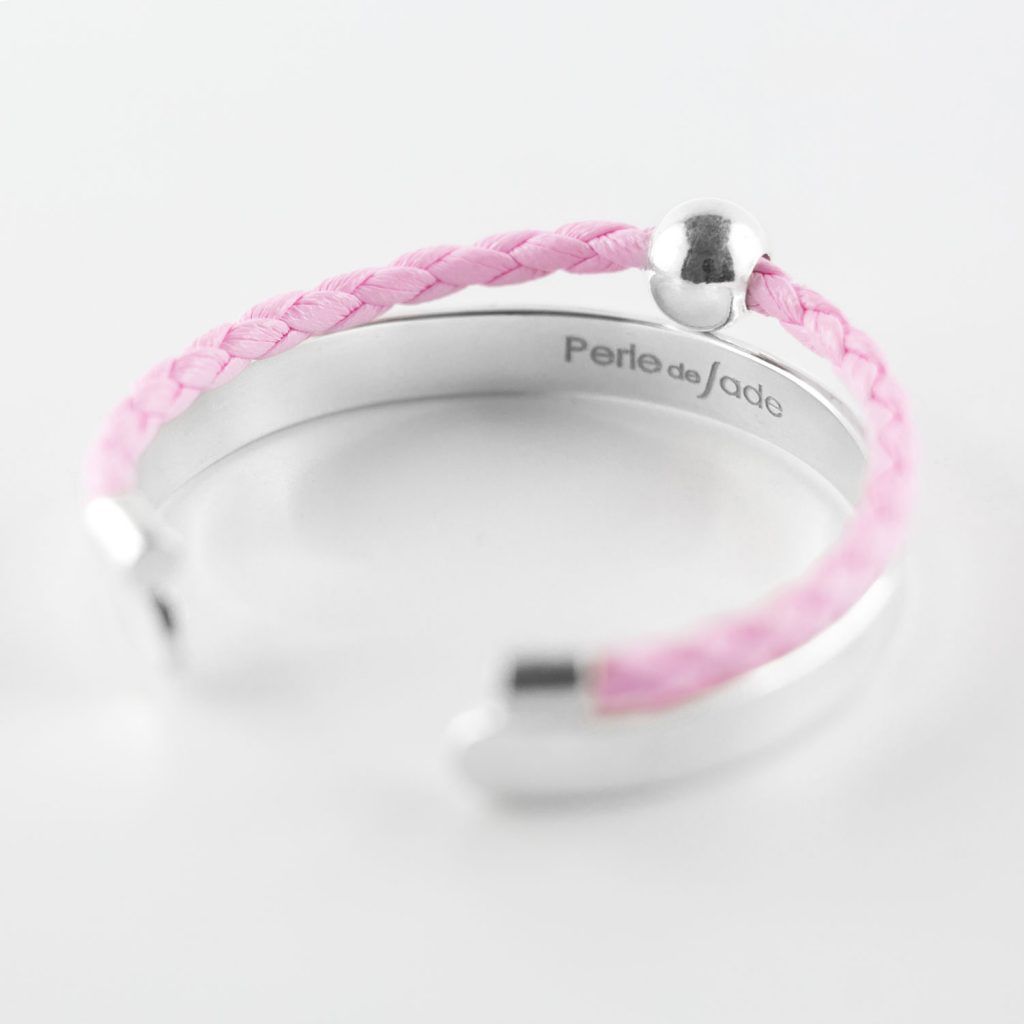 Bracelet Enfant Ancien Argent 925 – Dauphin Et Perles Bleues – 16.5cm