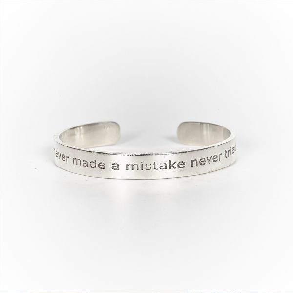 Bracelet En Argent Massif 925 Sterling Vintage - Gravures Anciennes, Occasion