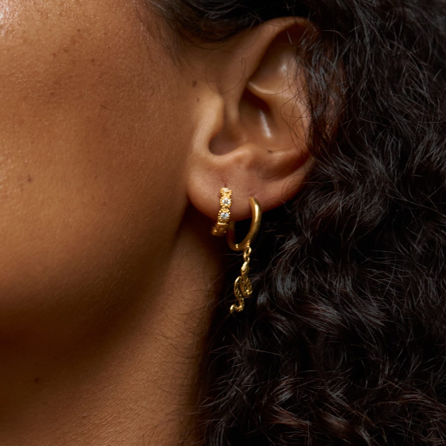 Boucles D'oreilles Anciennes Jade Et Perle Fine - Argent Massif, Occasion